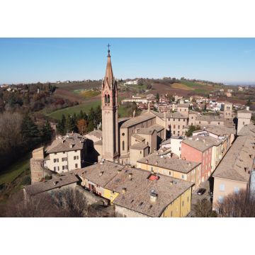 Lais Puzzle - Panorama-Luftaufnahme des mittelalterlichen Dorfes Castelvetro, Modena in der Emilia Romagna - 1.000 Teile