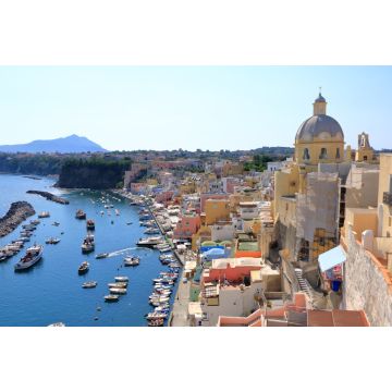 Lais Puzzle - Blick von oben auf die schöne Marina di Procida, Insel zwischen Neapel und Ischia, Italien - 2.000 Teile