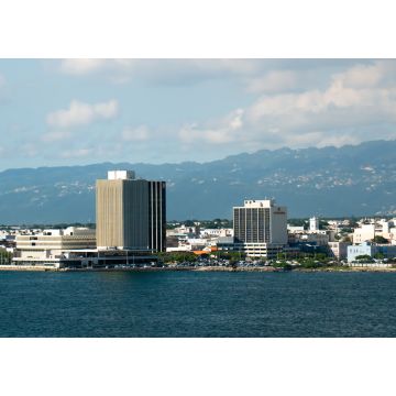 Lais Puzzle - Kingston Stadt Gebäude Landschaft Blick aus dem Hafen Jamaika - 1.000 Teile