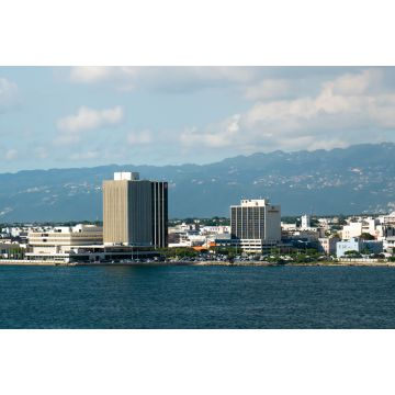 Lais Puzzle - Kingston Stadt Gebäude Landschaft Blick aus dem Hafen Jamaika - 2.000 Teile