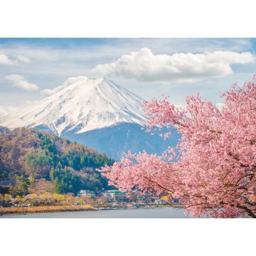 Lais Puzzle - Berg Fuji im Frühling, Kirschblüte Sakura - 1.000 Teile