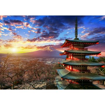 Lais Puzzle - Chureito-Pagode und Berg Fuji bei Sonnenuntergang in Japan - 1.000 Teile