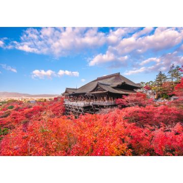 Lais Puzzle - Herbstlandschaft der Kiyomizu-dera-Bühne in Kyoto, Japan - 1.000 Teile