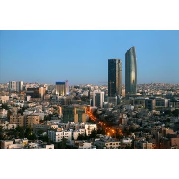 Lais Puzzle - Skyline von Amman bei Sonnenaufgang Jordanien - 2.000 Teile