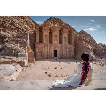 Lais Puzzle - Ad Deir oder El Deir, das aus dem Fels gehauene Monument in der antiken Stadt Petra, Jordanien - 1.000 Teile