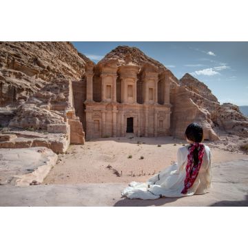 Lais Puzzle - Ad Deir oder El Deir, das aus dem Fels gehauene Monument in der antiken Stadt Petra, Jordanien - 2.000 Teile