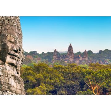 Lais Puzzle - Monumentale Steingesichter Angkor Wat, Siem Reap, Kambodscha - 1.000 Teile
