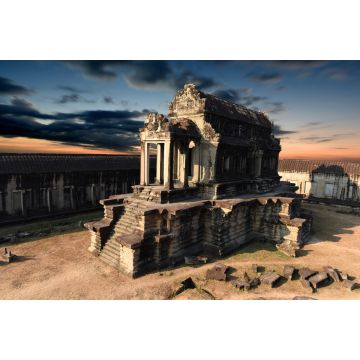 Lais Puzzle - Kambodscha, Siem Reap - Angkor Wat, einer der Tempel innerhalb der Angkor Wat-Anlage bei Sonnenuntergang - 2.000 Teile