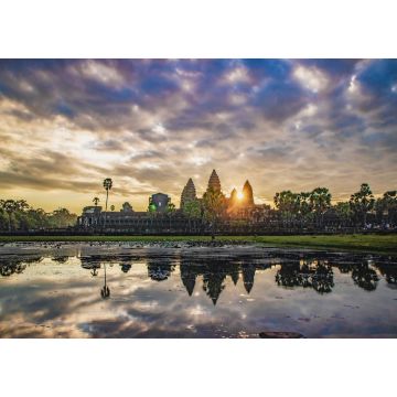 Lais Puzzle - Sonnenaufgang in Angkor Wat bei Siem Reap. Kambodscha - 1.000 Teile