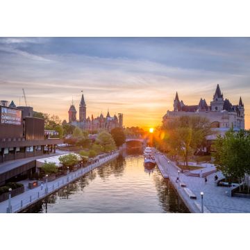 Lais Puzzle - Blick auf die Parlamentsgebäude von der Plaza Bridge in Ottawa bei Sonnenuntergang - 1.000 Teile