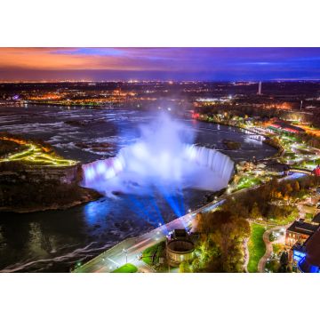 Lais Puzzle - Vogelperspektive auf die Niagarafälle in Kanada und Amerika bei Sonnenuntergang - 1.000 Teile