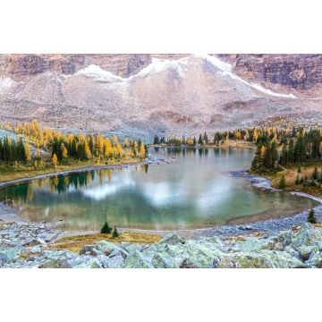 Lais Puzzle - Alpine Seenlandschaft auf dem Opabin Plateau auf dem Great Hiking Trail oberhalb des Lake O'Hara während des Wechsels der Herbstfarben im Yoho National Park in British Columbia, Kanada - 2.000 Teile