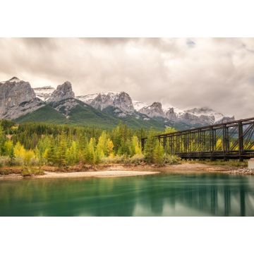 Lais Puzzle - Canmore Engine Bridge - Spur Line und Higashikawa Friendship Trail über den Bow River - 1.000 Teile