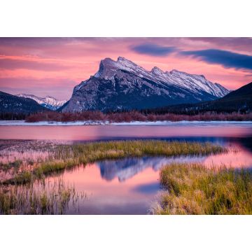 Lais Puzzle - Abendlicht an den Vermillion Lakes und am Mount Rundle im Banff National Park, Kanada - 1.000 Teile
