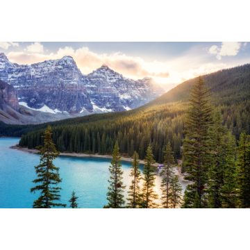 Lais Puzzle - Herbstsonnenuntergang am Lake Moraine im Banff-Nationalpark - 2.000 Teile