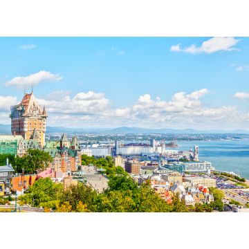 Lais Puzzle - Skyline der alten Stadt Quebec mit Frontenac und Sankt-Lorenz-Strom - 1.000 Teile