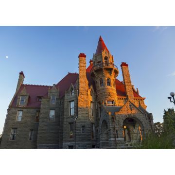 Lais Puzzle - Craigdarroch Castle, schottisches Herrenhaus aus der viktorianischen Ära, historische Stätte Kanadas, Außenansicht des Gebäudes in Victoria BC - 1.000 Teile