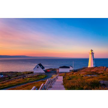 Lais Puzzle - Blick auf den Cape Spear-Leuchtturm in Neufundland, Kanada, bei Sonnenuntergang - 2.000 Teile