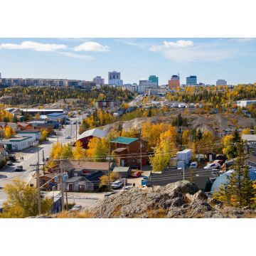 Lais Puzzle - Schöne Stadtansicht in Yellowknife, Nordwest-Territorien, Kanada - 1.000 Teile