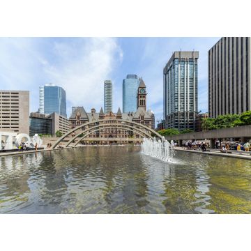 Lais Puzzle - Nachtansicht des Rathauses von Toronto (New City Hall) in Toronto, Ontario, Kanada - 1.000 Teile