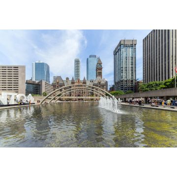 Lais Puzzle - Nachtansicht des Rathauses von Toronto (New City Hall) in Toronto, Ontario, Kanada - 2.000 Teile