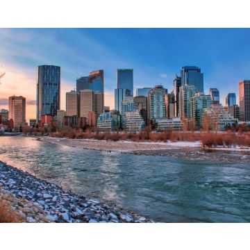 Lais Puzzle - Calgary Skyline am Flussufer - 40, 100, 200, 500, 1.000 & 2.000 Teile
