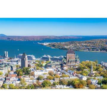 Lais Puzzle - Quebec City, Panorama der Stadt, mit dem Chateau Frontenac und dem Fluss Saint-Laurent - 2.000 Teile