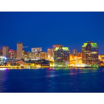 Lais Puzzle - Skyline von Halifax City bei Nacht von der Dartmouth Waterfront, Nova Scotia NS, Kanada - 40, 100, 200, 500, 1.000 & 2.000 Teile