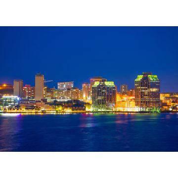 Lais Puzzle - Skyline von Halifax City bei Nacht von der Dartmouth Waterfront, Nova Scotia NS, Kanada - 1.000 Teile