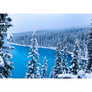 Lais Puzzle - Moraine Lake, Banff, Alberta, Kanada bei Schnee - 1.000 Teile