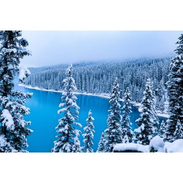 Lais Puzzle - Moraine Lake, Banff, Alberta, Kanada bei Schnee - 2.000 Teile