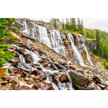 Lais Puzzle - Seven Veils Falls am Lake O'Hara in den kanadischen Rockies im Yoho National Park - 2.000 Teile