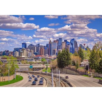 Lais Puzzle - Lebhafte Wolken über der Innenstadt von Calgary - 1.000 Teile