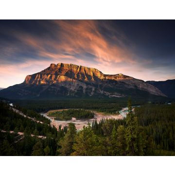 Lais Puzzle - Sonnenaufgang Der Bow River und Mount Rundle bei den Hoodoos - 40, 100, 200, 500, 1.000 & 2.000 Teile