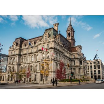 Lais Puzzle - Historisches Wahrzeichen Montreal City Hall während der Herbstsaison in Montreal, Quebec, Kanada - 1.000 Teile