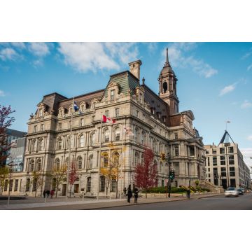 Lais Puzzle - Historisches Wahrzeichen Montreal City Hall während der Herbstsaison in Montreal, Quebec, Kanada - 2.000 Teile