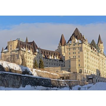 Lais Puzzle - Das Schloss Fairmont Château Laurier an einem Wintertag mit Schnee in Ottawa, der Hauptstadt Kanadas - 1.000 Teile