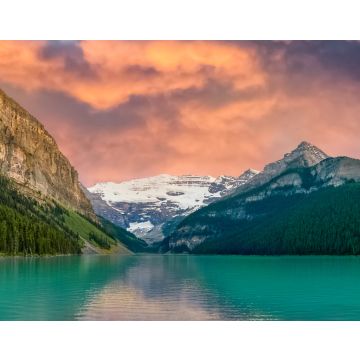 Lais Puzzle - Sonnenuntergang am kultigen und atemberaubenden Lake Louise in Banff, Jasper National Park, Alberta, Kanada - 40, 100, 200, 500, 1.000 & 2.000 Teile