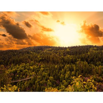 Lais Puzzle - Sturm und Sonnenuntergang, Lake Lois, Aiguebelle Wildlife Reserve, Abitibi, Quebec, Kanada - 40, 100, 200, 500, 1.000 & 2.000 Teile