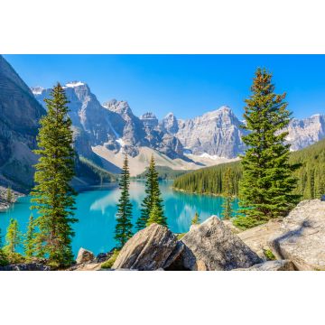 Lais Puzzle - Majestätischer Bergsee in Kanada. Moraine Lake in Alberta, Kanada - 2.000 Teile