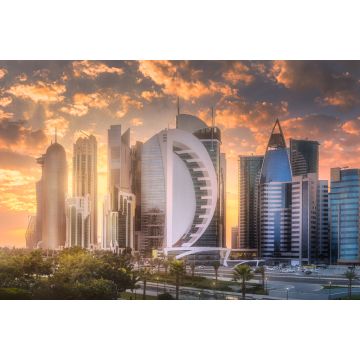 Lais Puzzle - Skyline der West Bay und des Stadtzentrums von Doha, Katar - 2.000 Teile