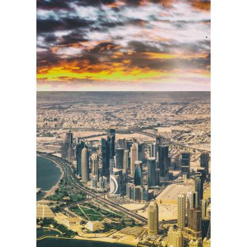 Lais Puzzle - Doha Luftaufnahme aus dem Flugzeug, Katar - 1.000 Teile