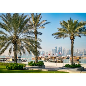 Lais Puzzle - Corniche, Hafen von Doha und Skyline des Finanzviertels von Doha - Katar - 1.000 Teile