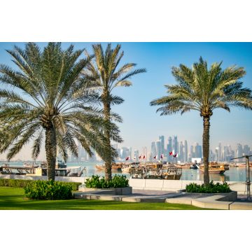 Lais Puzzle - Corniche, Hafen von Doha und Skyline des Finanzviertels von Doha - Katar - 2.000 Teile