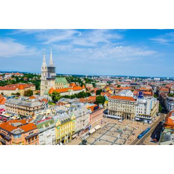 Lais Puzzle - Luftaufnahme des Ben Jelacic Platzes in der kroatischen Hauptstadt Zagreb - 2.000 Teile