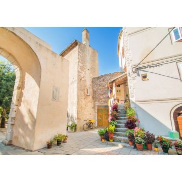 Lais Puzzle - Straße und alte Häuser in der Altstadt von Cres, Kroatien, mediterranes Ambiente - 1.000 Teile