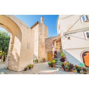 Lais Puzzle - Straße und alte Häuser in der Altstadt von Cres, Kroatien, mediterranes Ambiente - 2.000 Teile