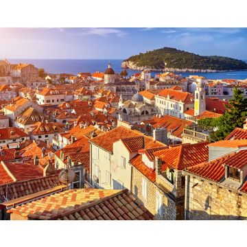 Lais Puzzle - Panorama der Dächer der Altstadt von Dubrovnik bei Sonnenuntergang. Europa, Kroatien - 40, 100, 200, 500, 1.000 & 2.000 Teile