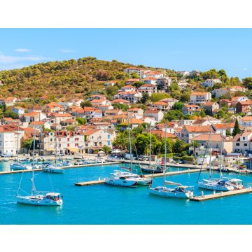 Lais Puzzle - Blick auf die Meeresküste in Trogir mit bunten Häusern, Dalmatien, Kroatien - 40, 100, 200, 500, 1.000 & 2.000 Teile