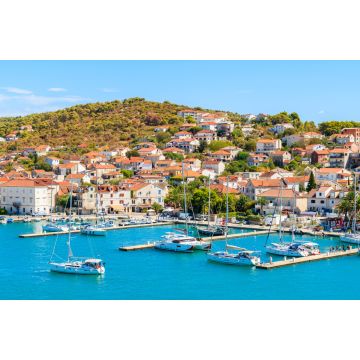 Lais Puzzle - Blick auf die Meeresküste in Trogir mit bunten Häusern, Dalmatien, Kroatien - 2.000 Teile